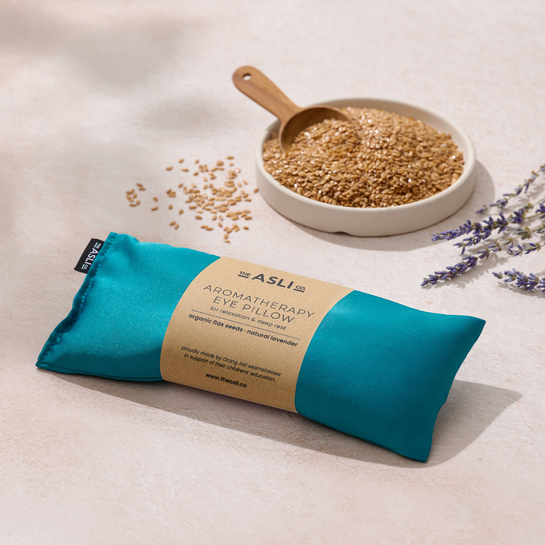 Microwave Flaxseed Eye Pillow